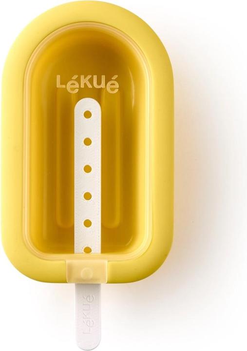 Actual product image Lékué Popsicle, lolly, stackable, yellow