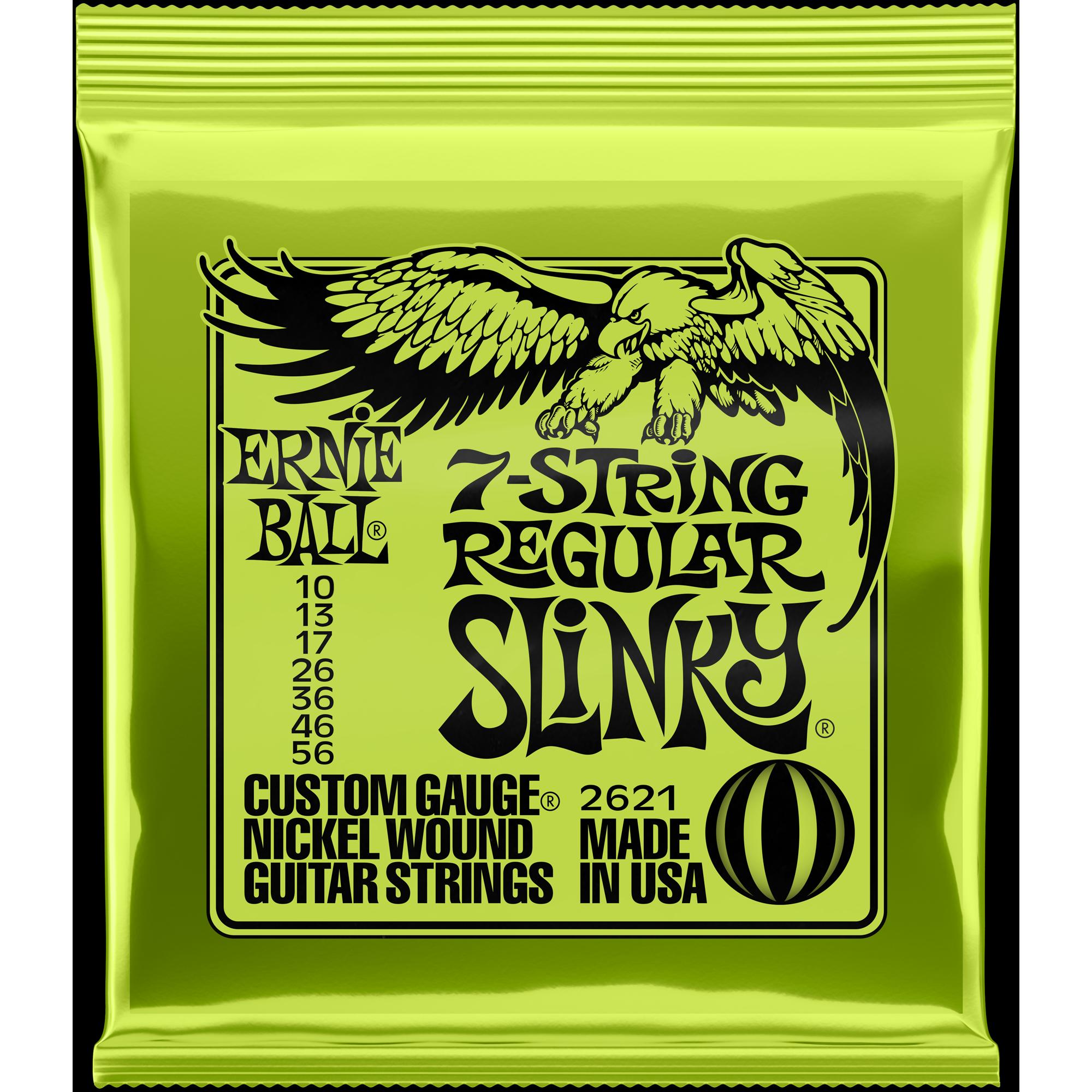 Ernie Ball Slinky Nickel (7 x, E-Gitarre, 0.06"), Saiten