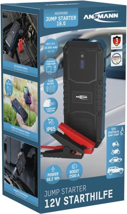 Produktbild Ansmann Jump Starter 16.0 (2500 A, 16000 mAh)