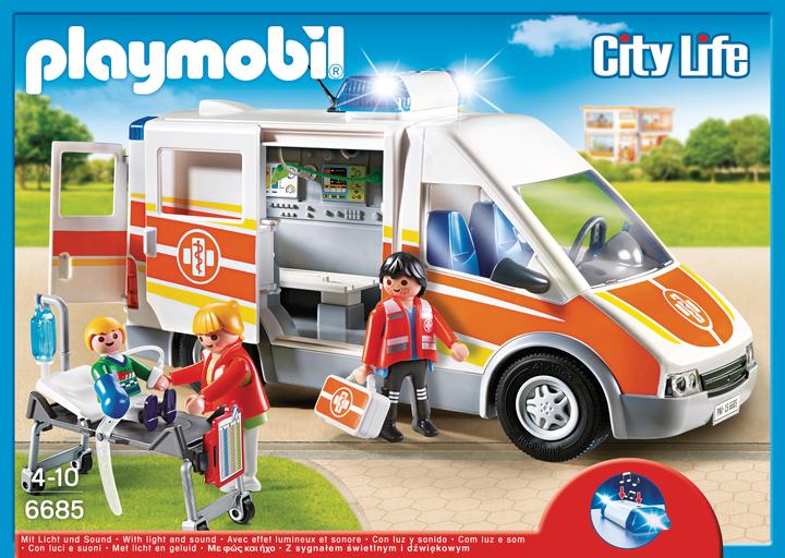 Produktbild Playmobil Krankenwagen (6685, Playmobil City Life)