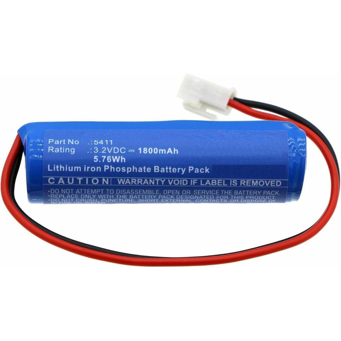 CoreParts Battery for DOTLUX Emergency (1 Stk., 1800 mAh), Batterien + Akkus