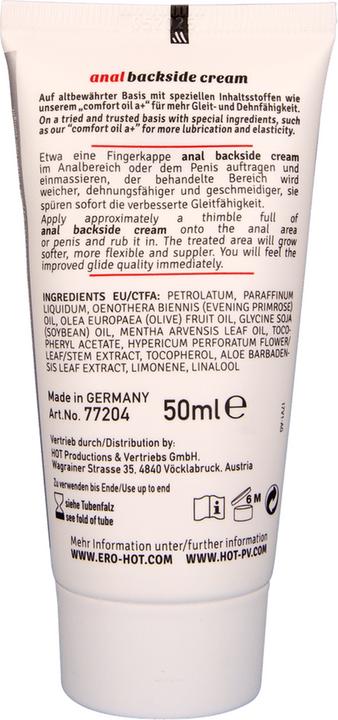 Produktbild HOT ERO Backside cream (50 ml)