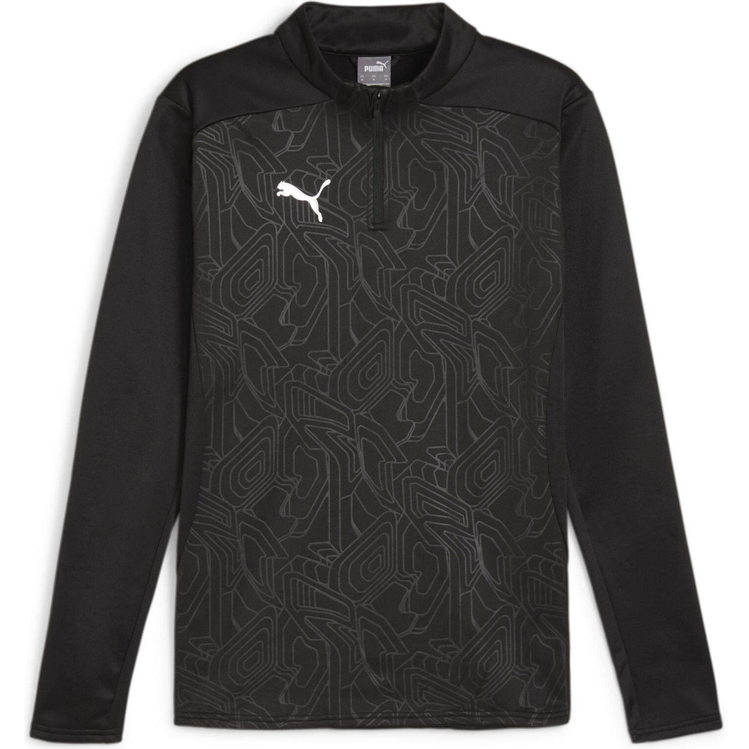 Puma, Herren, Sportshirt, teamFINAL Warm Top (3XL), Schwarz, 3XL