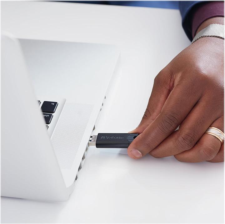Actual product image Verbatim PinStripe (256 GB, USB-A, USB 3.0)