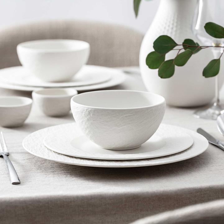 Produktbild Villeroy & Boch Teller-Set, 12tlg,  4 Personen Manufacture Rock blanc (12 Stück)