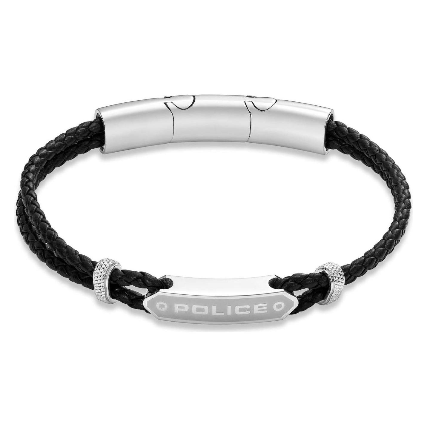 Police, Armschmuck, Twincord, (Leder)