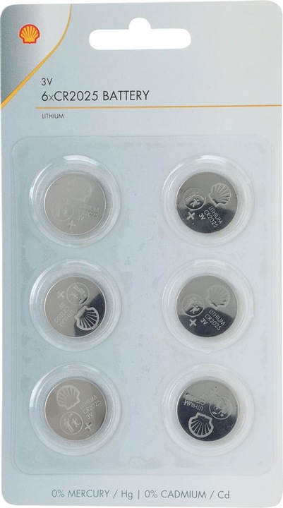 Immagine prodotto Rainx Set di 12 pile a bottone al litio CR2025, 3 volt, Shell (12 pz., CR2025)