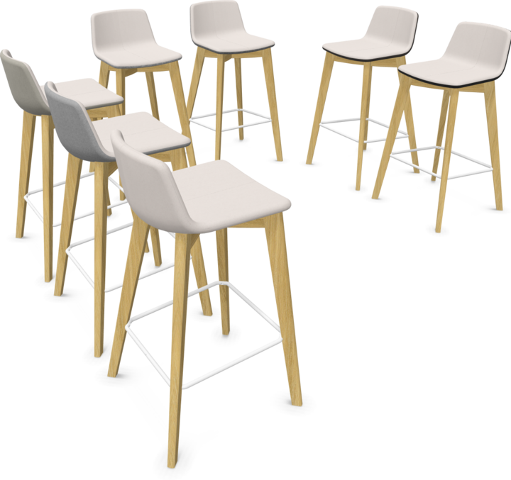 Actual product image Narbutas Twist & Sit Bar Stool
