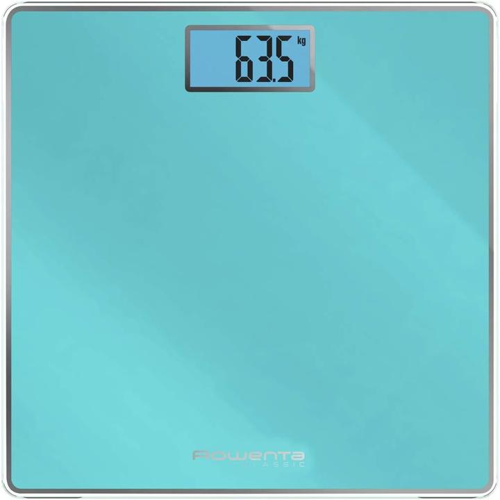 Actual product image Rowenta Classic BS1503 Square Turquoise Electronic personal scale (160 kg)