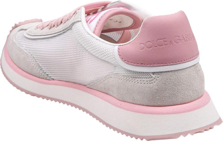 Immagine prodotto Dolce & Gabbana dragon sneakers in mixed materials white and pink color (39)