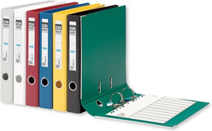 Actual product image Elba Folder rado plast, spine width: 50 mm, black DIN A4, cover outside/inside PVC, with replaceable (A4, 50 mm, 1 Piece)