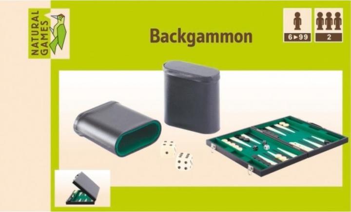 Actual product image Natural games Backgammon (German, 2 Players)