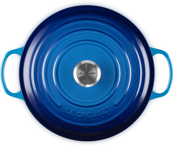Produktbild Le Creuset Azure (Bräter + Schmortopf, Emaille, Gusseisen, 28 x 18.40 cm)