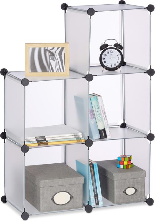 Actual product image Relaxdays 6 Compartment Shelving System