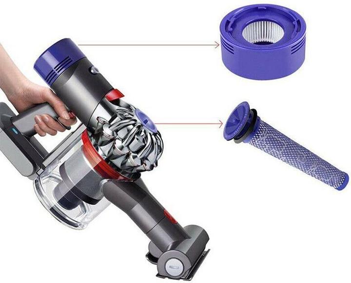 Hermex Alternative Ersatzstaubsaugerfilter-Set für Dyson Vor- und Nachmotor