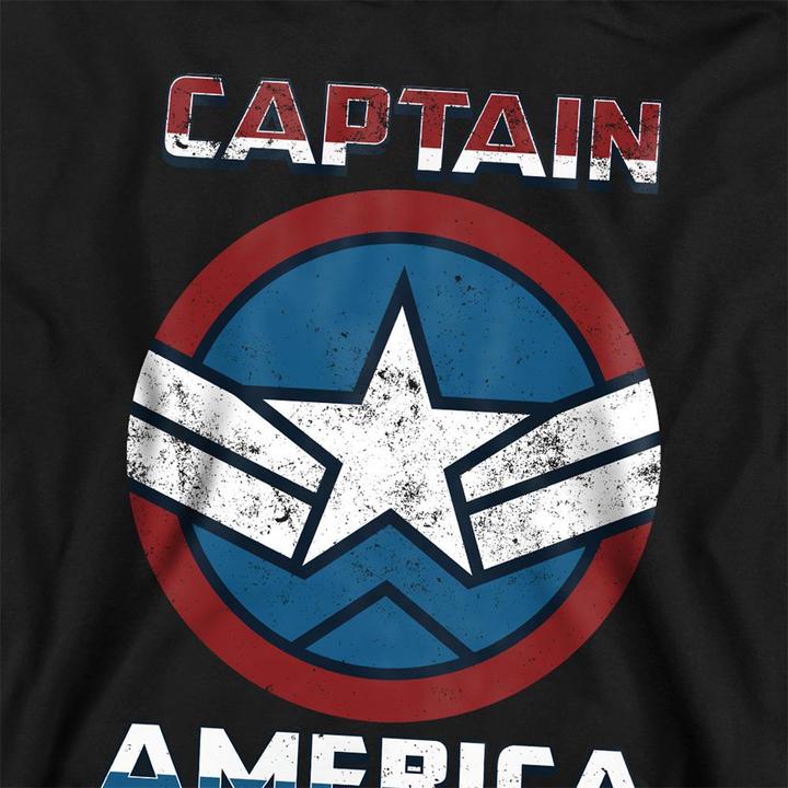 Produktbild Captain America Kapuzenpullover Zum Überziehen meliert (128)
