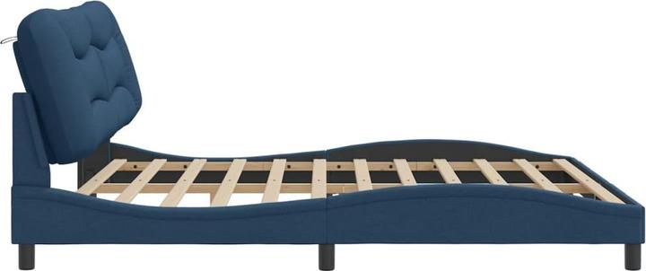 Produktbild VidaXL Bettgestell mit Kopfteil Stoff (200 x 200 cm)
