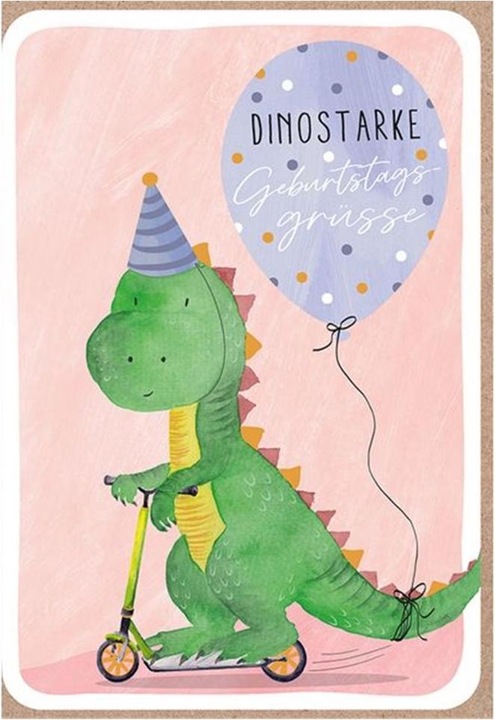 ABC Carte d'anniversaire pour enfants B6 (1 pcs)