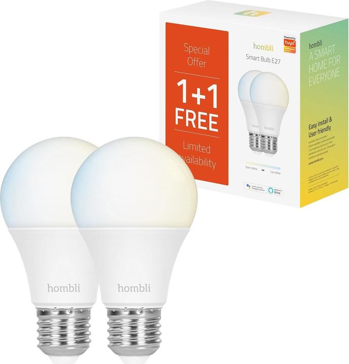 Produktbild Hombli Smart (E27, 9 W, 800 lm, 2 x, F)