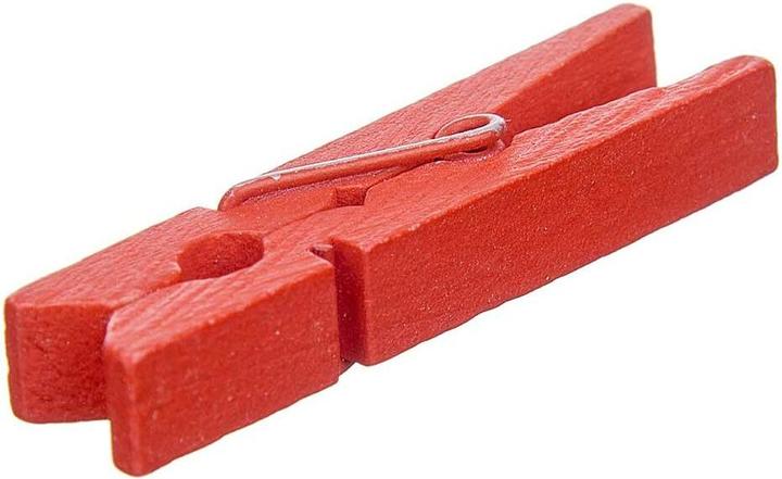 Produktbild Pincello Klammern gross Bunt Holz (24 Stück) (24x)