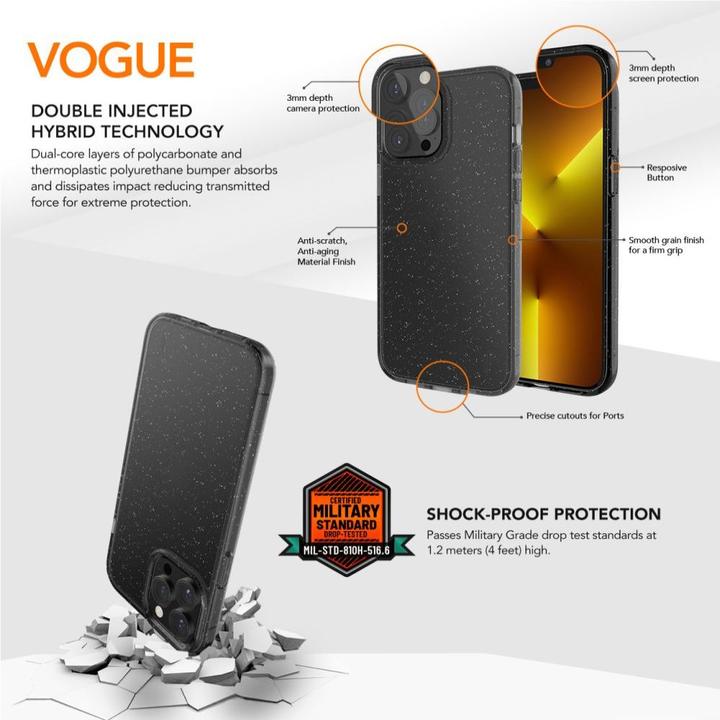 Productafbeelding Ugly Rubber Vogue hoesje voor iPhone Xr 6,1" transparant (Apple iPhone XR)