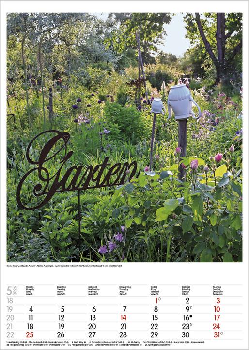 Actual product image Gartenträume 2026 (30 x 42 cm)