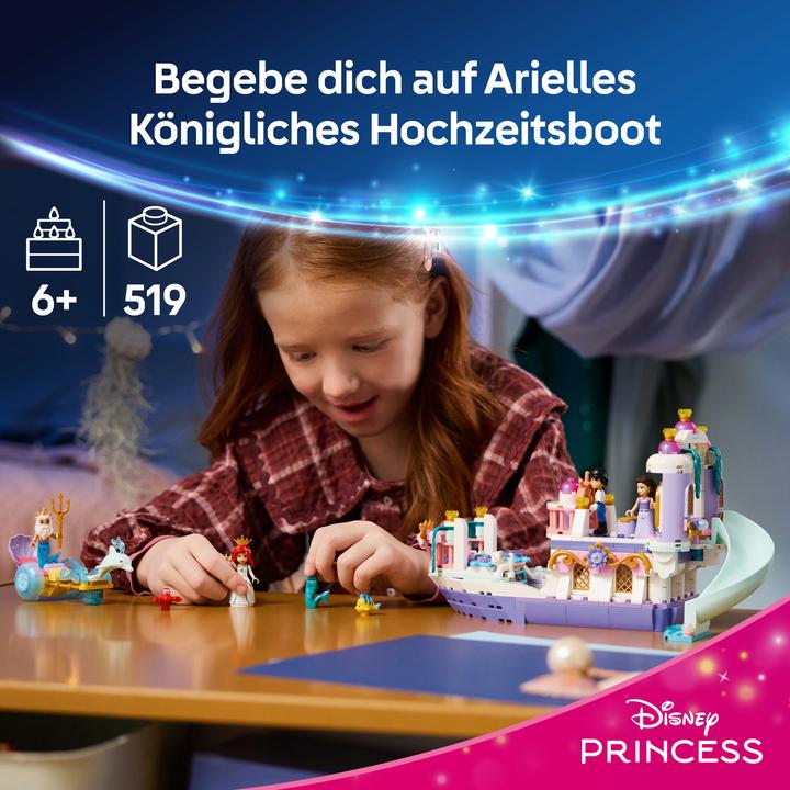 Produktbild LEGO Arielles Königliches Hochzeitsboot (43299, LEGO Disney)