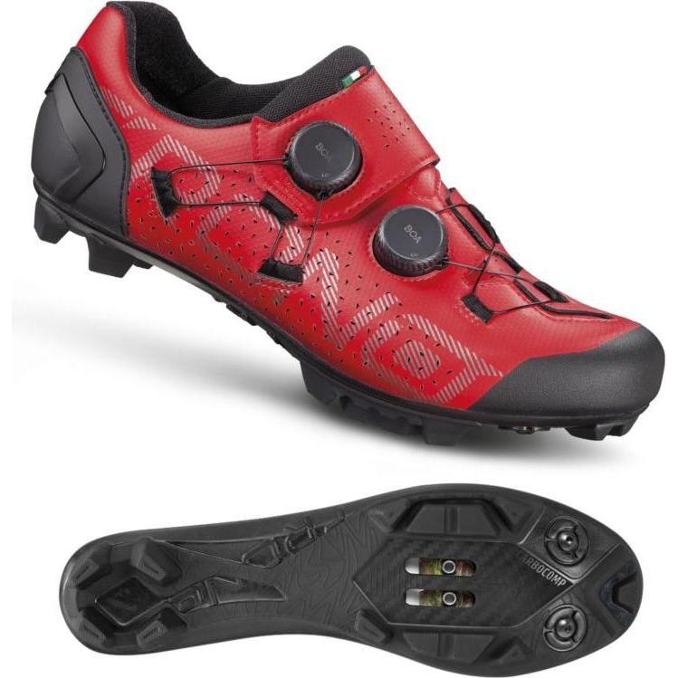 Crono, Scarpe da ciclismo, MTB shoes CX-1-22 red 45 composite (45), Rosso