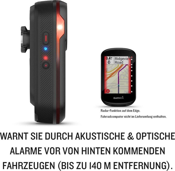 Actual product image Garmin Varia RCT716 Radar (Built-in microphone, HD)