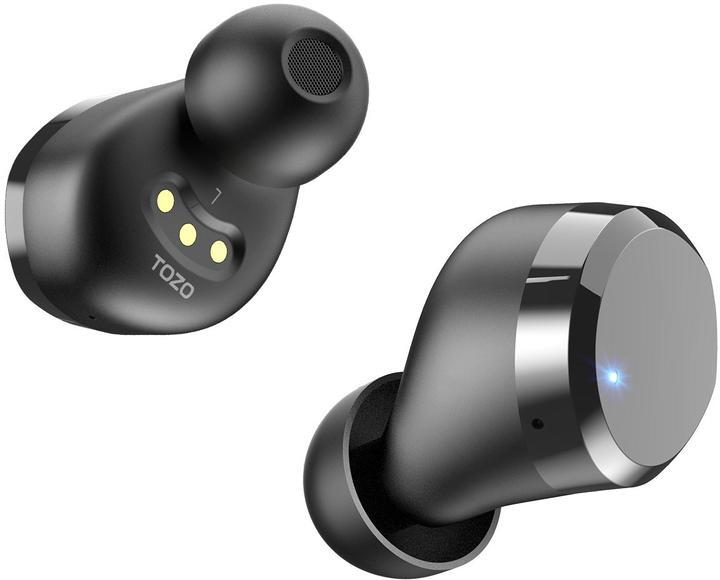 Image du produit Tozo Écouteurs T12 PRO TWS Noir (ANC, 8 h, Sans fil)