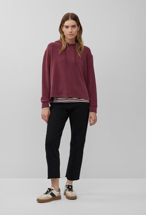 Produktbild s.Oliver Sweatshirt Scuba-Hoodie mit Seitenschlitzen (42)