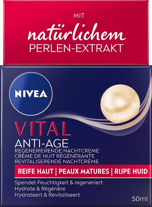 Immagine prodotto NIVEA Vital Anti-Age Regenerierende Nachtcreme (50 ml, Crema notte)
