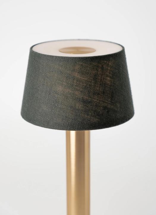 Actual product image The Humble Co. Humble Light two gold & emerald linen, 21.2x8.8 cm