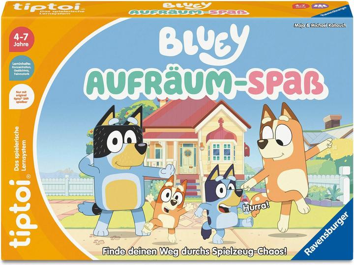 Ravensburger tiptoi® Bluey Aufräum-Spass - ab 4 Jahre (Tedesco, 4 - 7 anni)
