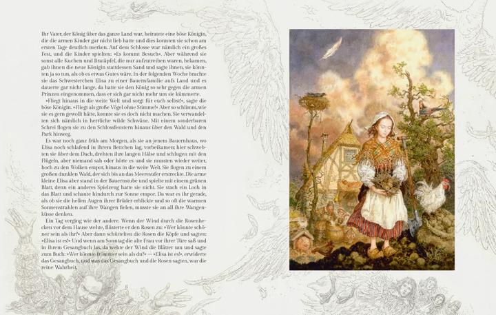 Actual product image Die wilden Schwäne (German, Hans Christian Andersen, Anton Lomaev, 2020)