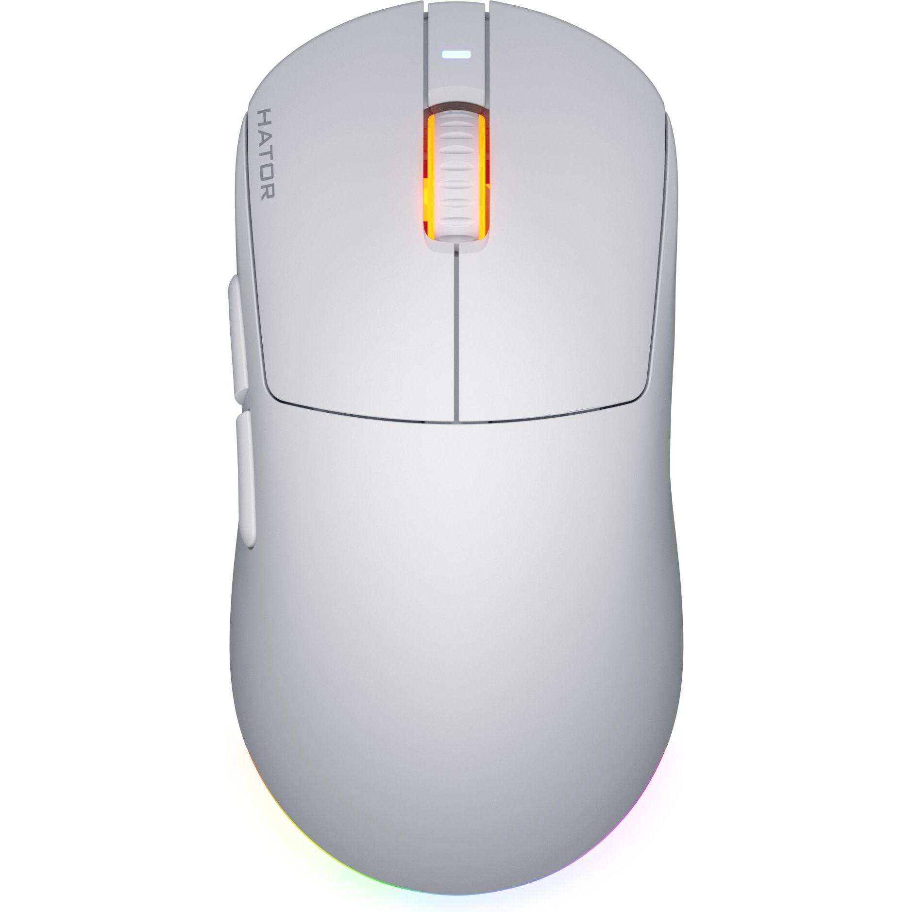 Hator Quasar 3 Wireless (Kabelgebunden), Maus, Weiss
