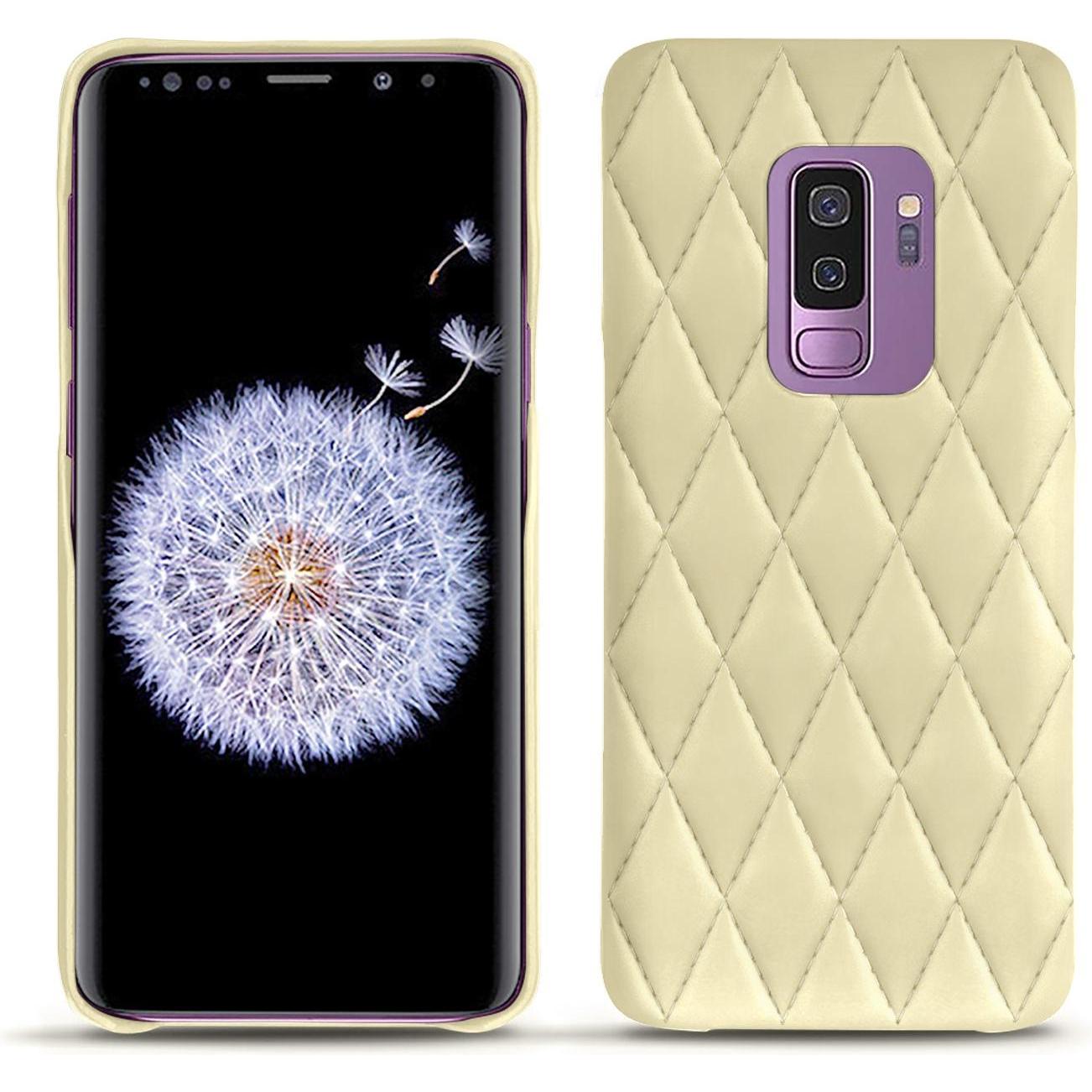 Noreve Lederschutzhülle (Samsung Galaxy S9+), Smartphone Hülle, Beige