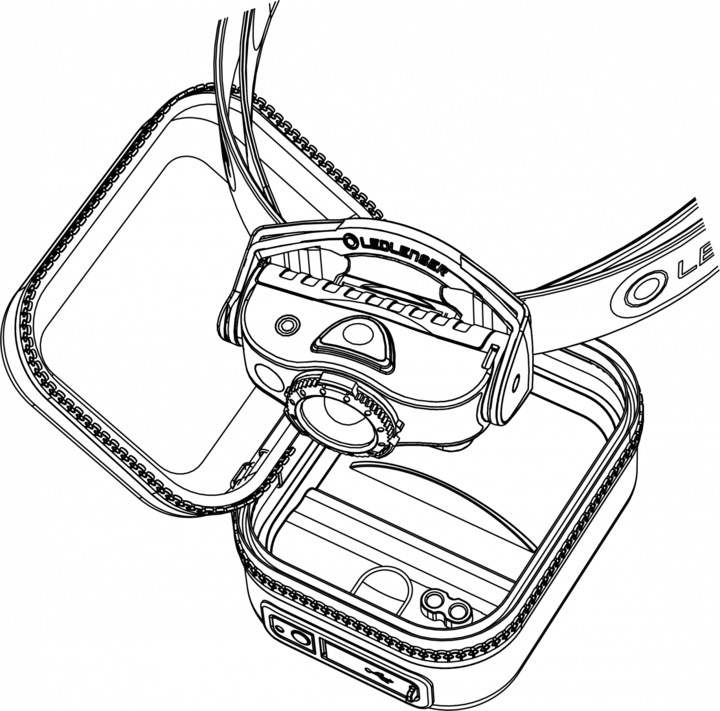 Actual product image Ledlenser PowerCase 502093 for MH5/MH7/iH5R