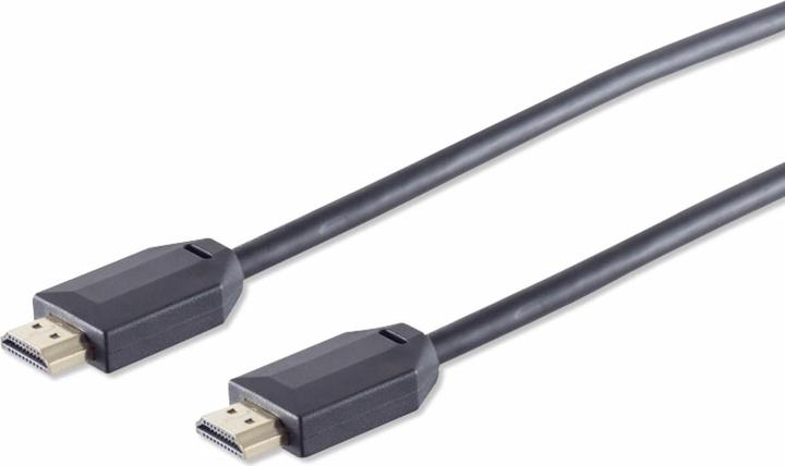 Actual product image No Name HDMI (ST-ST) 1m 10K 120Hz HDMI 2.1 Gold-plated Black (1 m, HDMI, 2.1)