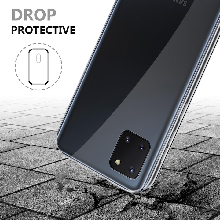 Produktbild Cadorabo TPU 360 Grad Case Cover (Samsung Galaxy A81)