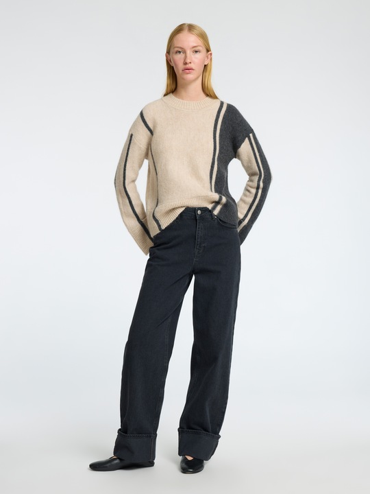 Produktbild Selected Femme Gestreifter Pullover (S)