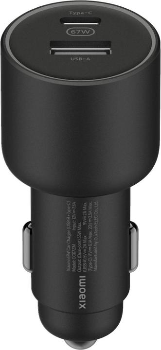 Xiaomi 67W Autolader USB-A + Type-C