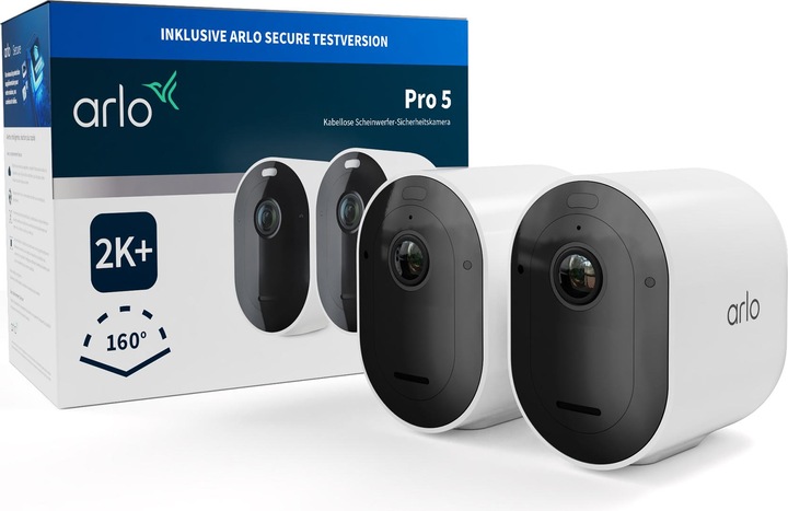 Actual product image Arlo Pro 5 2-pack (2688 x 1520 pixels)