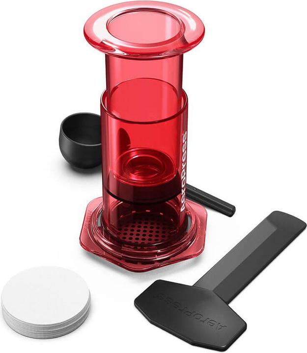Image du produit Aeropress Coffee Maker, Clear Red (0.28 l)