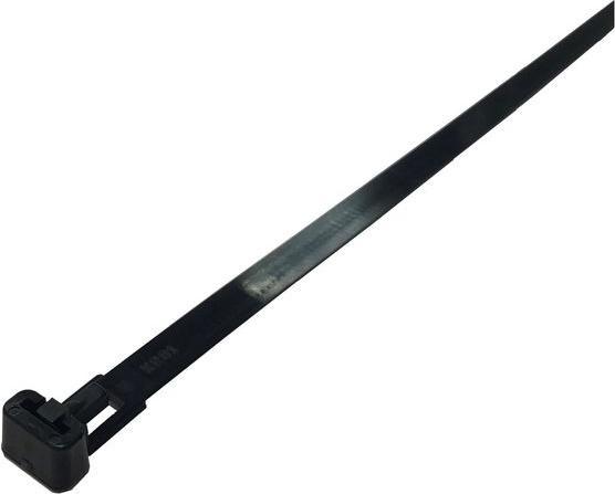 Immagine prodotto RS PRO Fascetta, sganciabile, 250 mm x 7,6 mm, bianco (Fascette in plastica, 250 mm, 250 pz.)