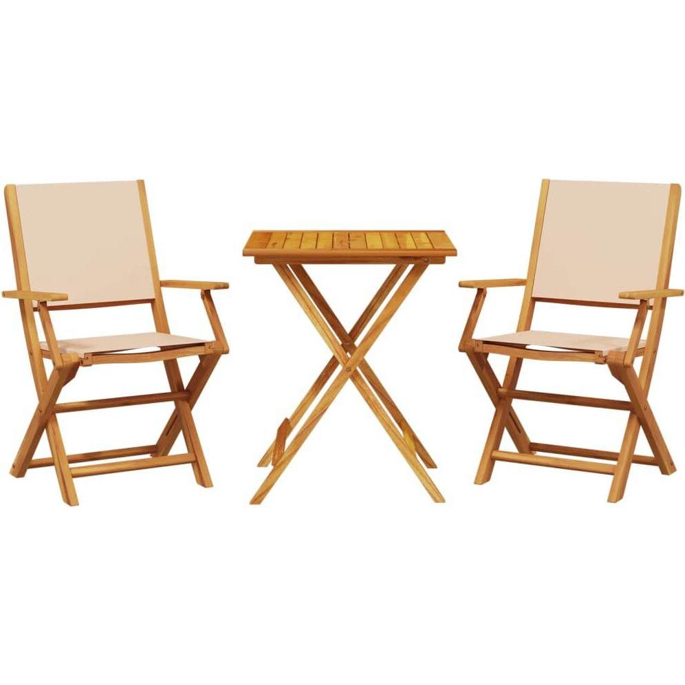 VidaXL, Gartentisch + Balkontisch, Durian (60 cm)