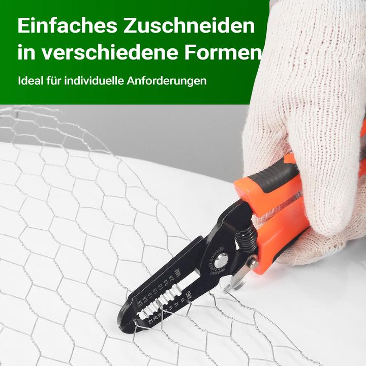 Produktbild Wiltec Volierendraht 25x1m Hasendraht 25mm Maschenweite Sechseckgeflecht Zaun (25 m)