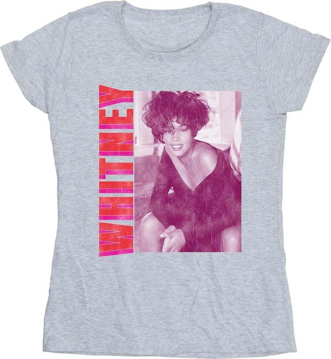 Actual product image Whitney Houston Womens/Ladies Whitney Pose Cotton T-Shirt (XL)