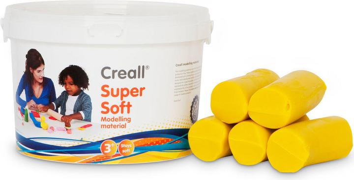 Produktbild Creall Supersoft klei Geel, 1750gr.