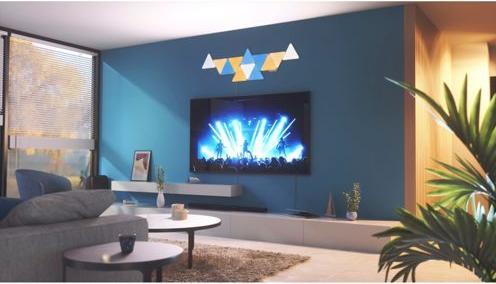 Productafbeelding Nanoleaf Vormen Driehoeken Slimmer Kit 15 (80 lm)